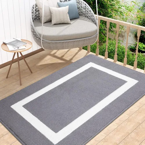 Miniatura 35 de OLANLY Alfombra para Puerta Interior, 59x20, Tapete de Entrada Antideslizante Absorbente Resistente a la Suciedad, Alfombras de Entrada