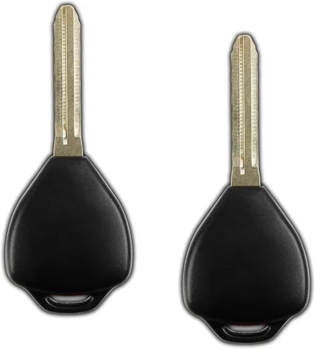 Miniatura 2 de Llave de repuesto para automóvil con mando a distancia, paquete de 2, de KeylessOption, Negro