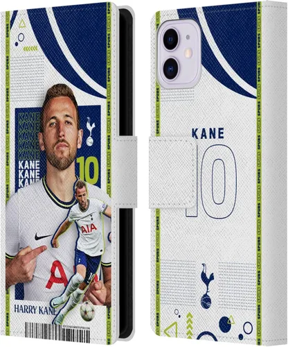 Miniatura 28 de Head Case Designs Officially Licensed Tottenham Hotspur F.C. Cristian Romero 2022/23 First Team Leather Wallet Case Compatible with Apple iPhone 11