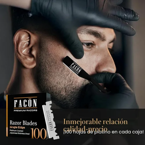 Miniatura 5 de Maquinilla de afeitar negra., dorado El Emperador