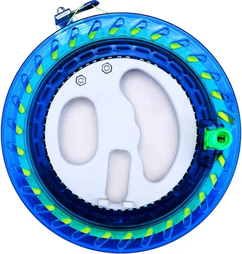 Hengda Kite - Bobinador profesional para exteriores, con rueda de agarre de carrete de bobina y cuerda de volar de 198 metros (27 kilos) con