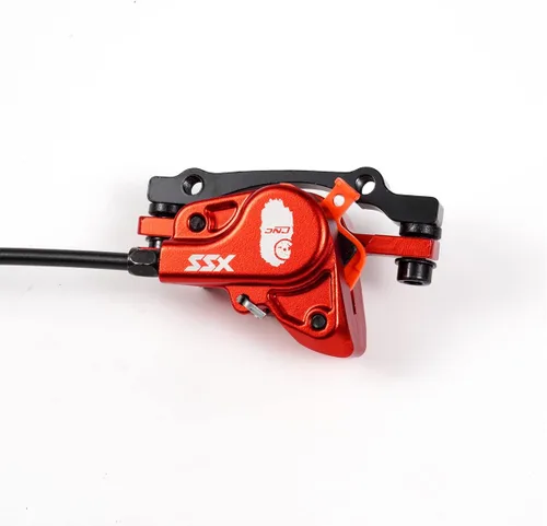 Miniatura 2 de Chooee Freno de disco hidráulico de bicicleta de montaña,MTB freno de disco hidráulico delantero derecho freno hidráulico 31.496 in, rojo