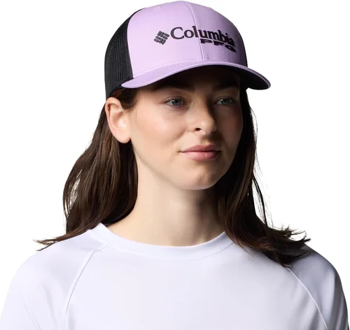 Miniatura 548 de Columbia - Gorra de malla con bandera con árboles unisex para adultos, corona alta