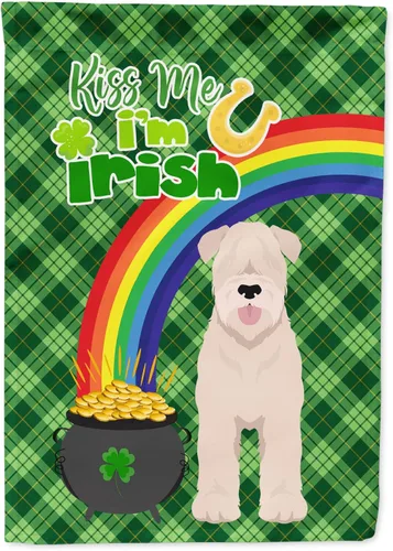 Miniatura 35 de Caroline's Treasures WDK4731GF - Bandera decorativa para jardín del día de San Patricio, color negro y tostado, Airedale Terrier, para jardín