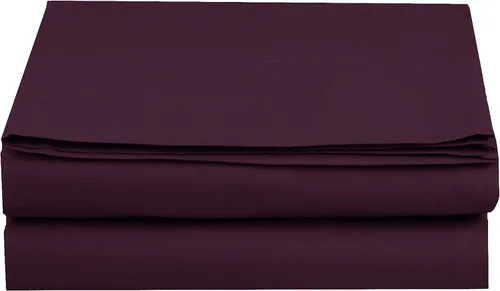 Miniatura 21 de Elegant Comfort Sábana plana premium de 1 pieza de calidad hotelera, lujosa y más suave, 1500 hilos, ropa de cama sábana plana de calidad egipcia