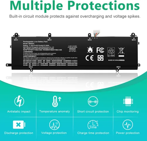 Miniatura 3 de BN06XL BNO6XL L68299-005 - Batería para HP Spectre X360 BN06XL 15 15-eb000 15-eb0xxx 15-eb1xxx 15-EB0053DX 15-EB0043DX 15-EB1043DX 15-EB1043DX