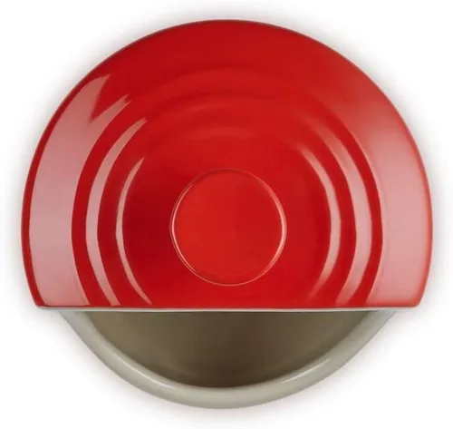 Miniatura 4 de Le Creuset Alcachofa de sal de gres, 10 onzas., Cerise