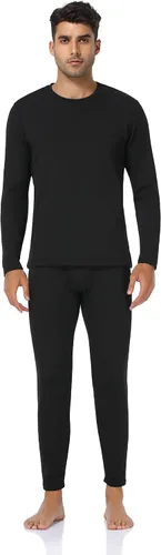 Miniatura 6 de Conjunto de ropa interior térmica para hombre, con forro polar largo, capa base de invierno, camisetas y pantalones de senderismo, entrenamiento