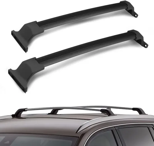 Miniatura 8 de DNA MOTORING PT-ZTL-8028 - Par de barras transversales de aluminio para techo de automóvil, compatibles con Explorer 2016-2018, color negro