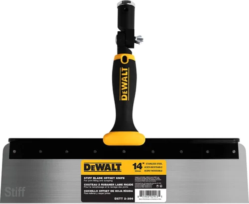 Miniatura 5 de DEWALT Cuchillo offset de 18 pulgadas, hoja STIFF de acero inoxidable de 0.024 in Mango de agarre suave DXTT-2-390