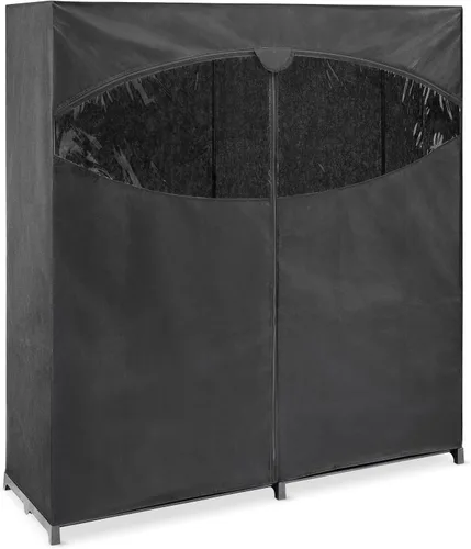 Miniatura 10 de Whitmor Armario de ropa portátil extra ancho - 60 pulgadas de ancho - Almacena ropa de temporada - Gris