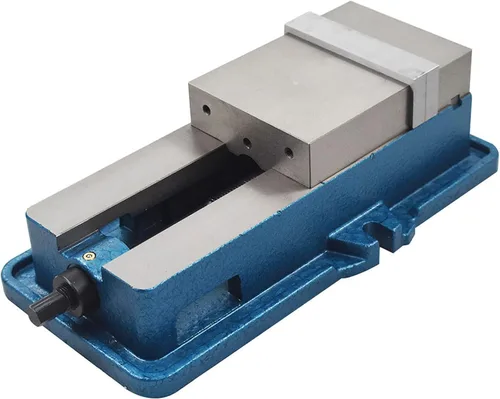 Miniatura 5 de 3In x 2.95In CNC Fresadora Tornillo de banco de bloqueo de tornillo de banco, sin tornillo de abrazadera base, sujeción de alta precisión