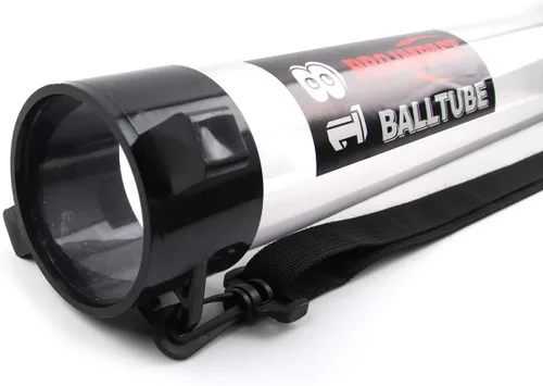 Miniatura 3 de Tubo de recogida de pelotas de tenis con correa para el hombro para colección de pelotas de tenis, ligero, duradero, resistente, perfecto