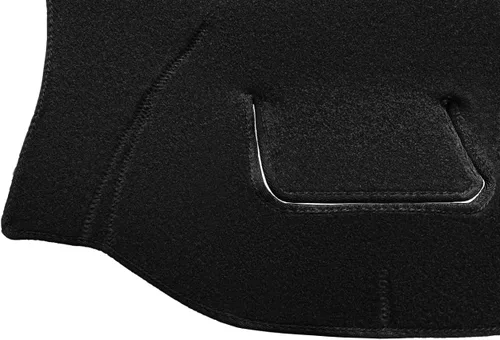 Miniatura 3 de Yiz Funda para tablero de instrumentos de automóvil de ajuste personalizado con sensor para Nissan Titan/Titan XD (negro) J144