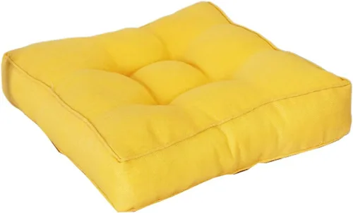 Miniatura 17 de Cojín cuadrado sólido de 16 pulgadas para silla, estilo tatami, cojín antideslizante y grueso, tapete suave para silla de oficina, cocina, comedor