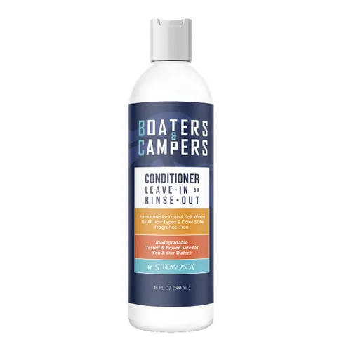 Miniatura 11 de STREAM 2 SEA Acondicionador para el cabello Boaters and Campers, seguro para arrecifes de 4 onzas, sin fragancia, acondicionador natural