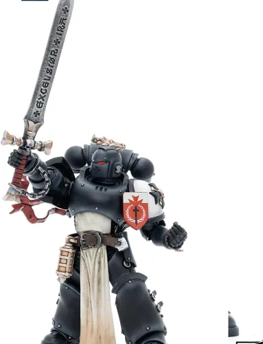 Miniatura 3 de JOYTOY 1/18 Warhammer 40,000 Figura de acción Black Templars The Emperors Champion Rolantus Collection