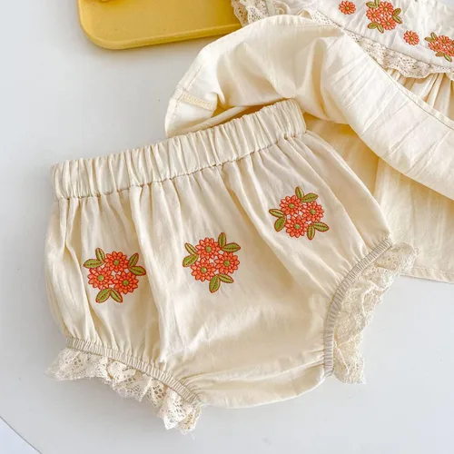 Miniatura 12 de IMEKIS Vestido mexicano para niña pequeña, mameluco bordado para hermanas a juego, trajes étnicos, vestido de verano