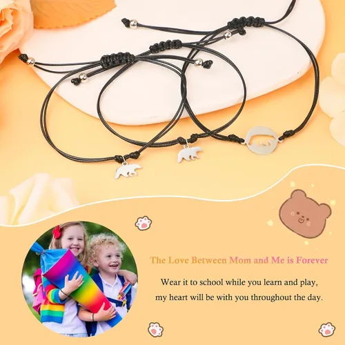 Miniatura 11 de SmileBelle Pulsera de jardín de infantes para mamá y yo, pulsera para el primer día de escuela para hijo e hija como regalo de regreso a la escuela