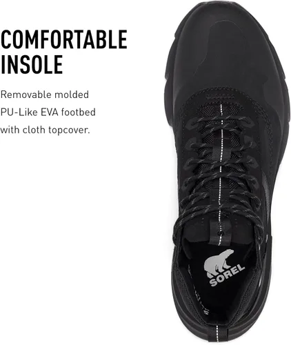 Miniatura 5 de SOREL Tenis Kinetic Rush MID WP para hombre, tenis de gamuza impermeables