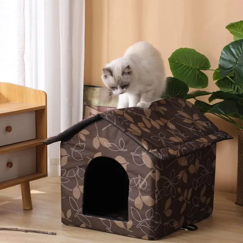 Miniatura 4 de Casa para Gatos de Exterior Casa para Gatos para Uso en Exteriores e Interiores - Refugio Impermeable para Gatos, Perros y Animales Ferales