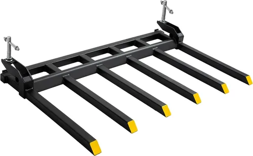 Miniatura 11 de YITAMOTOR Horquillas de Escombros con Abrazadera para Cucharón de 48", Horquilla de Palé de Servicio Pesado con Capacidad de 2500 lbs Compatible