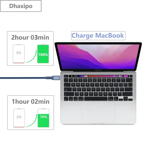 Miniatura 3 de Cable USB 4 para Thunderbolt 4 de 1.0 ft/1 pie, transferencia de datos de 40 Gbps con 240 W y 4K a 144 Hz 5K @ 60 Hz o 8K a 30 Hz, compatible