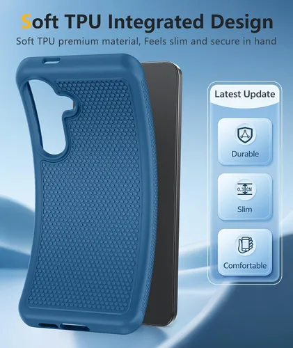 Miniatura 308 de FNTCASE Funda para iPhone 17 Pro: Fundas delgadas translúcidas de color azul claro compatibles con MagSafe, protección completa de la cámara