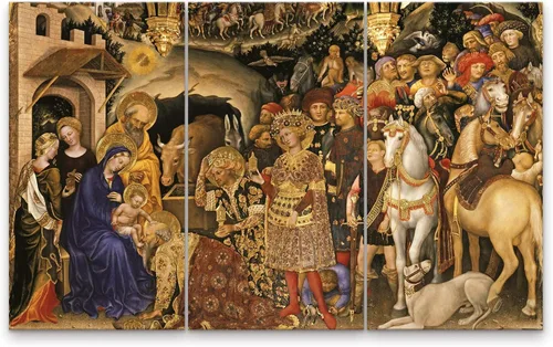 Miniatura 19 de Niwo ART - Bandera, serie de pinturas más famosas del mundo, lienzo para pared, decoración del hogar, envoltura de galería, estirado, enmarcado