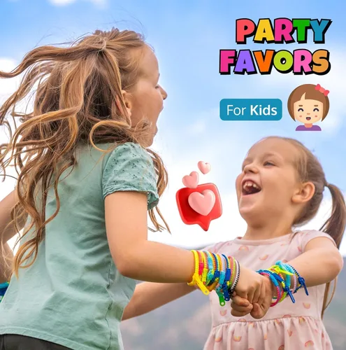Miniatura 3 de UpBrands 60 recuerdos de fiesta para niños, pulseras de amistad con cremallera de 7 1/2 pulgadas, juego sensorial a granel de juguetes