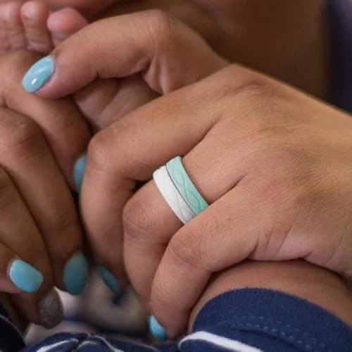 Miniatura 4 de Enso Rings - Anillo de silicona para mujer, diseño de infinito