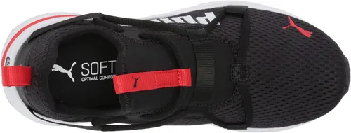Miniatura 5 de PUMA Softride Rift - Tenis unisex para niños, NegroRojo