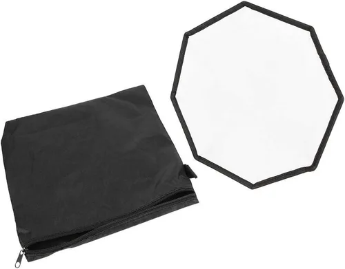 Miniatura 7 de Flash Softbox, 11.8x11.8 in plegable Speedlight Softbox difusor cubierta universal para para cámara réflex digital