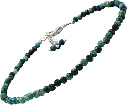 Miniatura 32 de Gempires - Pulseras de cuentas de piedras preciosas hechas a mano, ligeras, de cristal, para uso diario, hipoalergénicas, de 8 pulgadas, chapadas