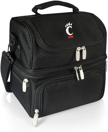 Miniatura 72 de PICNIC TIME NCAA Nebraska Cornhuskers Pranzo - Lonchera aislada con juego de pícnic, bolsa enfriadora para el almuerzo Negro