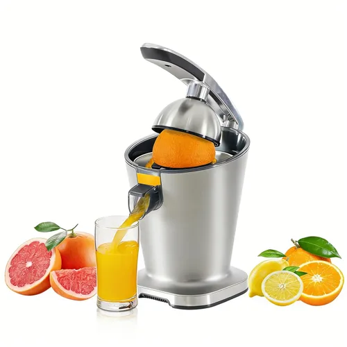 Miniatura 10 de Simple Deluxe Exprimidor de prensa en frío, exprimidor de masticación lenta con canal de alimentación ancho, alto rendimiento de jugo y libre de BPA