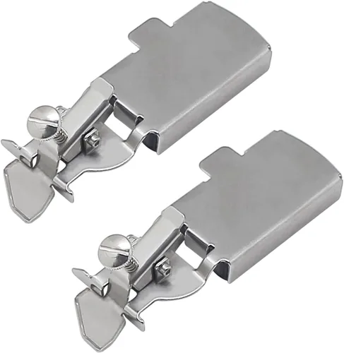 2 piezas de guía de costura magnética multifunción, guía de hemmer, guía de costura, guía de dobladillo para cerraduras industriales o máquina de 2