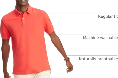 Miniatura 44 de Tommy Hilfiger Polo de piqué de algodón de manga corta para hombre en ajuste regular