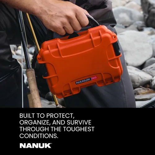 Miniatura 7 de NANUK 903 - Funda rígida con espuma, IP67, impermeable, resistente a los impactos para cámaras compactas y equipos pequeños, a prueba de polvo, 9.1