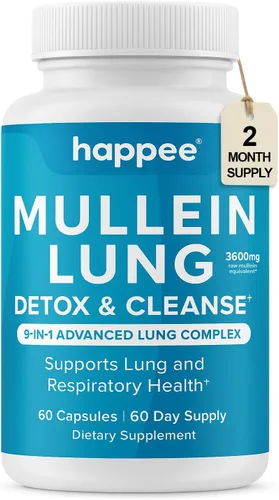Extracto de hoja de gordolobo para desintoxicación y limpieza pulmonar – Limpieza pulmonar natural para fumadores – Suplemento de salud pulmonar 9