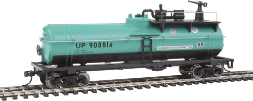 WalthersTrainline - Coche de extinción de incendios Union Pacific #908814, listo para funcionar, verde/negro