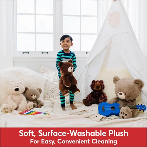 Miniatura 5 de GUND Finley Oso de peluche, animal de peluche prémium para edades de 1 año en adelante, marrón chocolate, 13 pulgadas