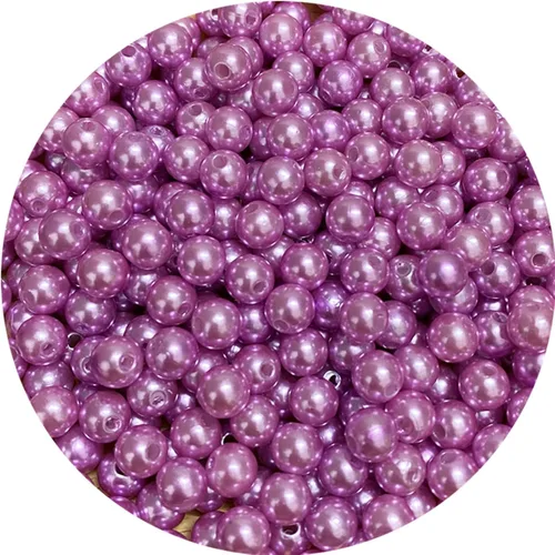 Miniatura 55 de Perlas de cuentas, 4000 piezas de cuentas de perlas de 3 mm redondas para llaveros, pulseras, collares, llaveros, joyería, manualidades, decoración