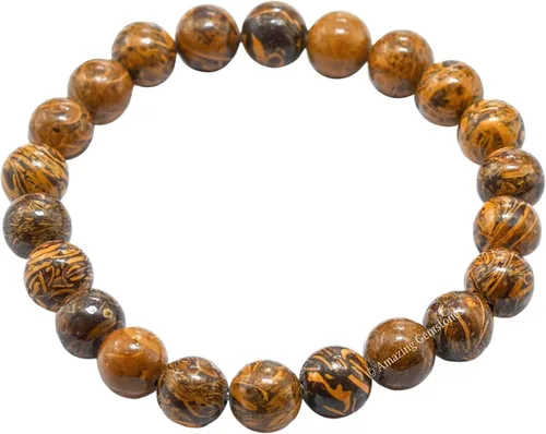 Miniatura 69 de Amazing Gemstone Pulsera de cristal para mujeres y hombres, pulsera de cristal curativo de protección, pulsera elástica con cuentas de piedras