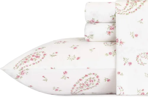 Miniatura 29 de Laura Ashley - Juego de sábanas King, sábans de cama extremadamente suaves con una sensación ligera y naturalmente sedosa de algodón satinado - Musa