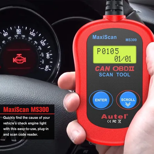 Miniatura 7 de Herramienta de exploración de diagnóstico MaxiScan MS300 CAN de Autel, para los vehículos de OBDII