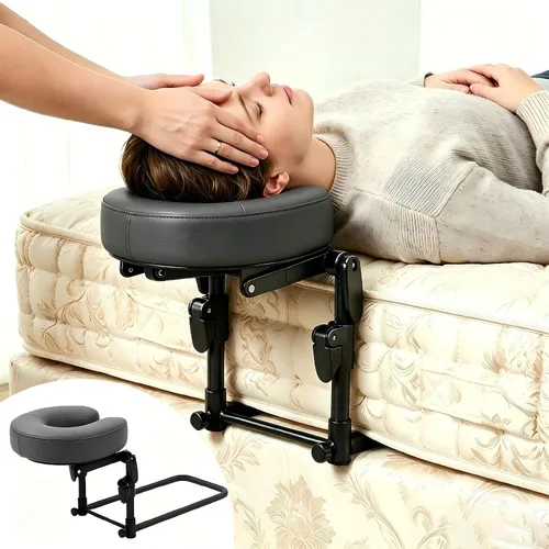Miniatura 9 de Reposacabezas de masaje para cama, colchón para el hogar, kit de masaje ajustable de 18 pulgadas de altura, soporte para cabeza de spa, soporte