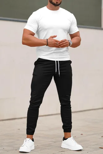 Miniatura 6 de GINGTTO Mens Joggers Pants Slim Fit Tapered Leg Hiking Outdoor Jogging Track Pants