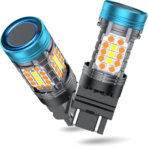 Miniatura 12 de 1157 Bombilla LED Ámbar, 2057 7528 2357A Bombilla LED de Señal de Giro con Resistencia Integrada CANBUS Libre de Errores, Bombilla Intermitente