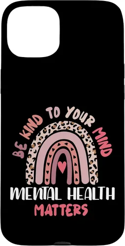 Miniatura 9 de iPhone 16 Mental Health Matters Rainbow Be Kind To Your Own Mind Case